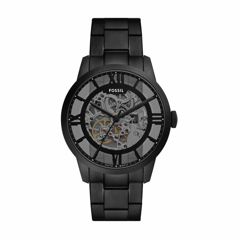 FOSSIL Townsman Watch for Men, Automatic Three Hand Movement with Stainless Steel or Leather Strap