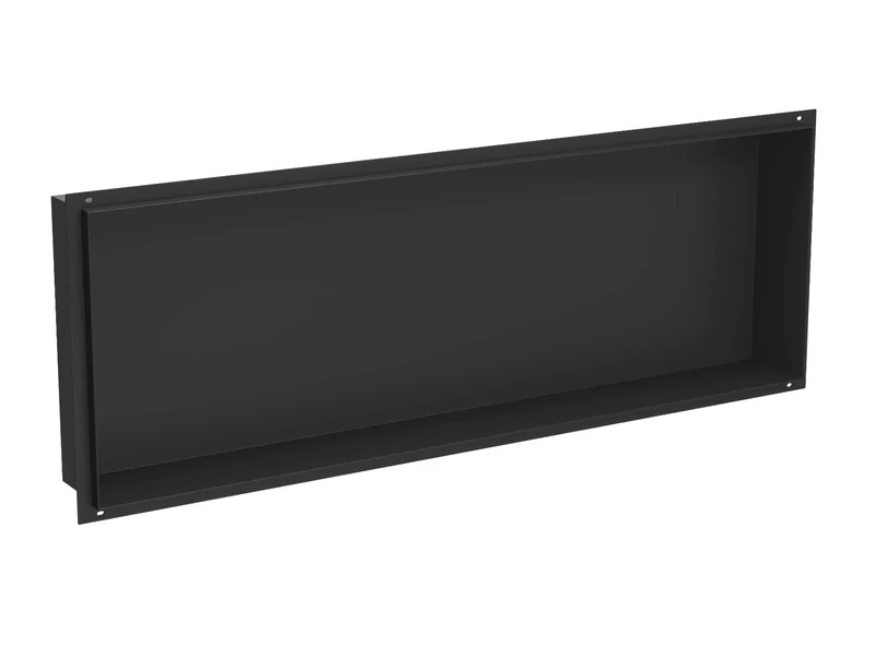 Mexen recessed shelf without collar 90x30 cm made of stainless steel X-Wall-NR - black - 1971903010