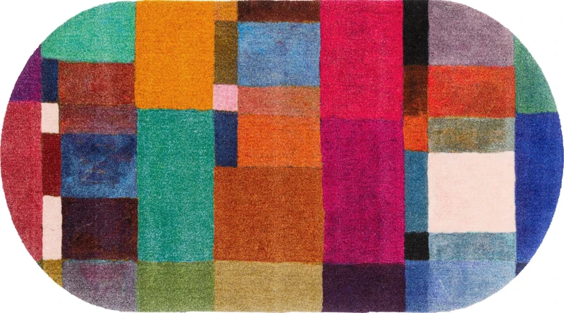 w+d Decor Mosaique 50 x 90 cm, Washable for Indoor and Outdoor Use