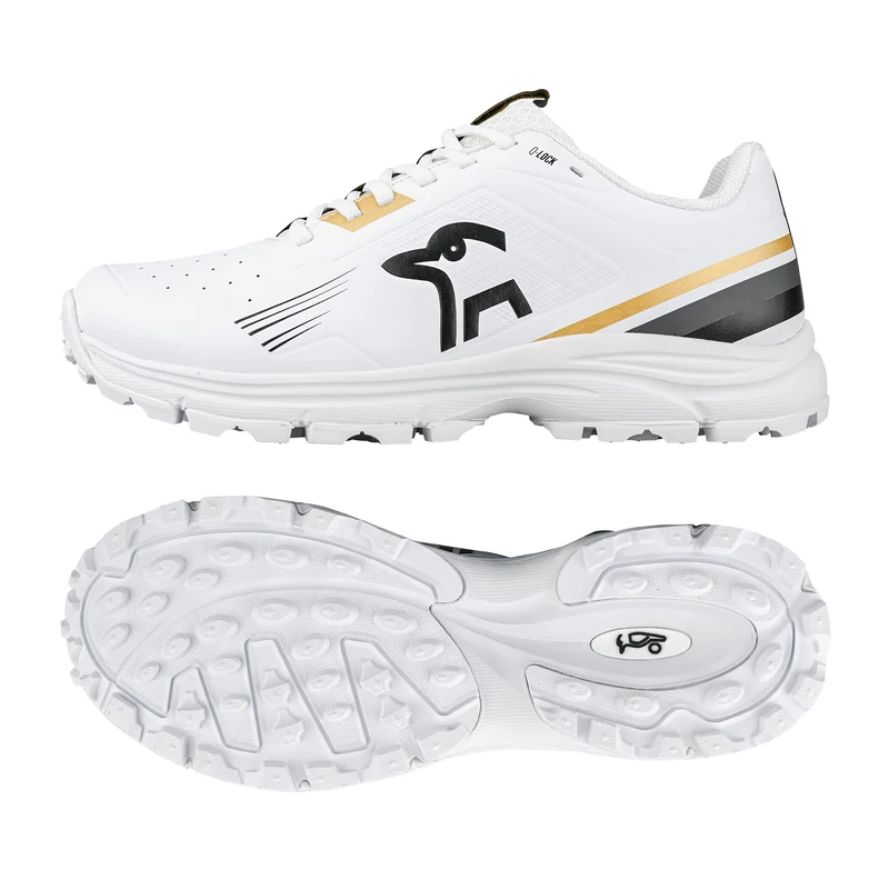 Kookaburra KC 3.0 Rubber Sole Cricket Shoe - Gold/Black - 9