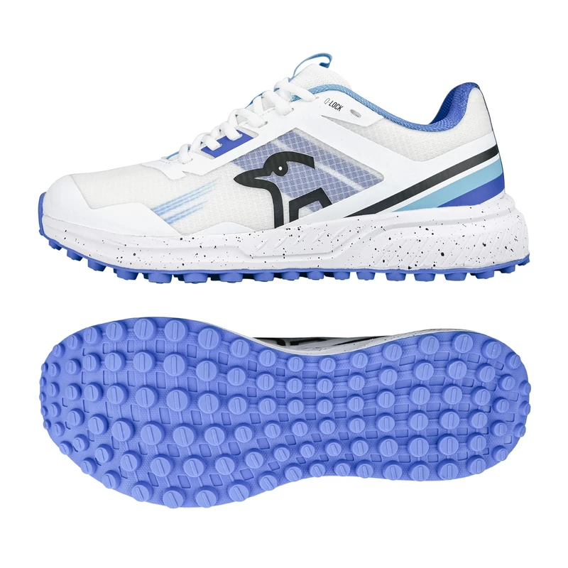 Kookaburra KC 2.0 Rubber Sole Cricket Shoe - Blue/Sky - 7
