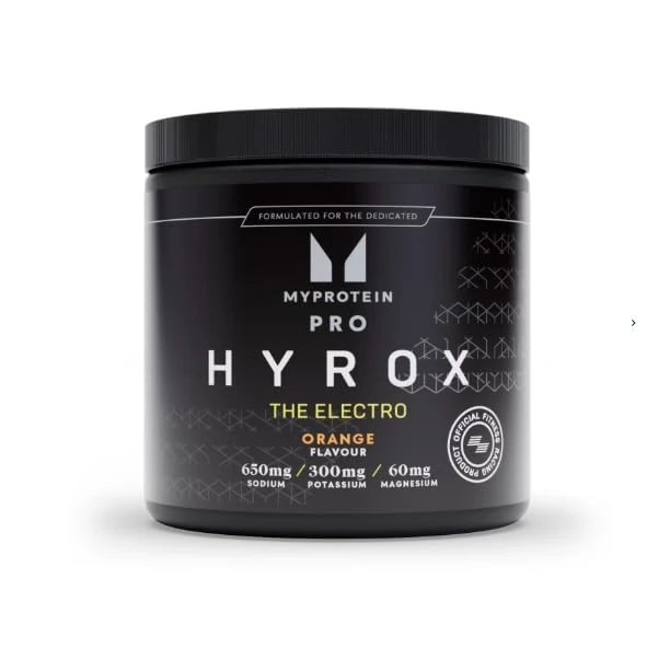 Myprotein PRO x HYROX The Electro | Advanced Electrolyte Orange Hydration Powder | 650mg Sodium & 300mg Potassium | Supports Hydration, Muscle Function & Recovery | Vegan-Friendly | 30 Servings