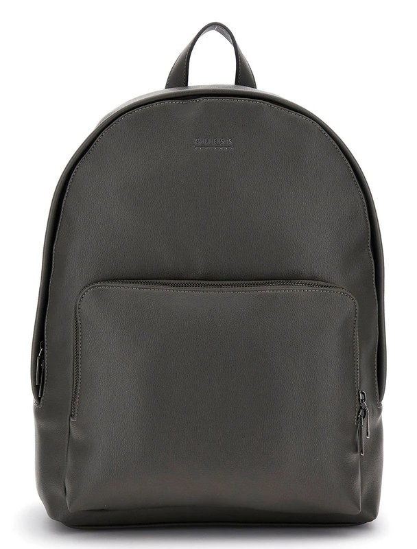 GUESS Men Milano Compact Backpack Hand Bag, Dark Grey, One Size