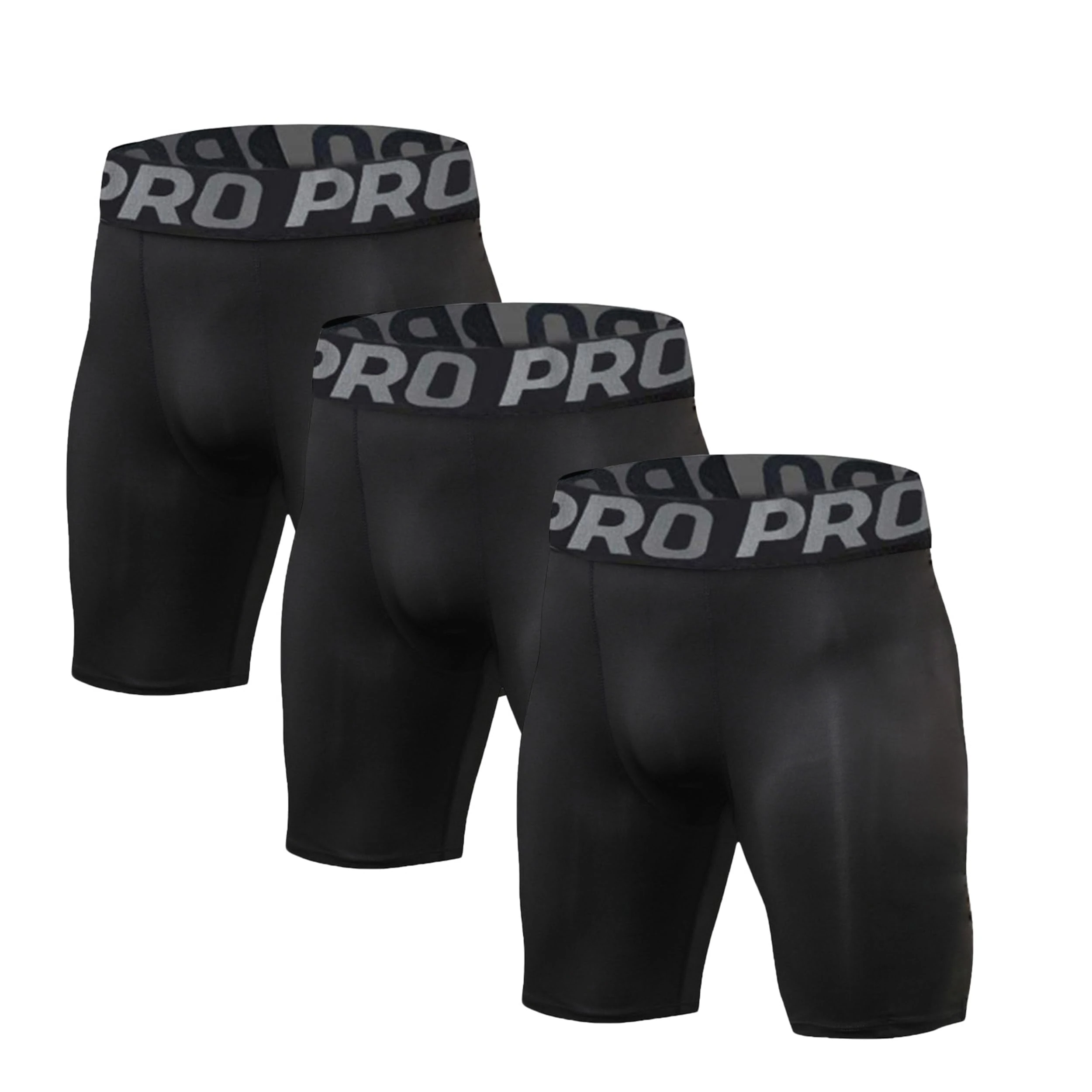 BEGIANT Compression Shorts Mens 3 Pack Sports Anti-Chafing Underwear Base Layer Shorts Quick Dry Running Shorts Cycling Tights for Workout Athletic Rugby Short Protect Leg Skin