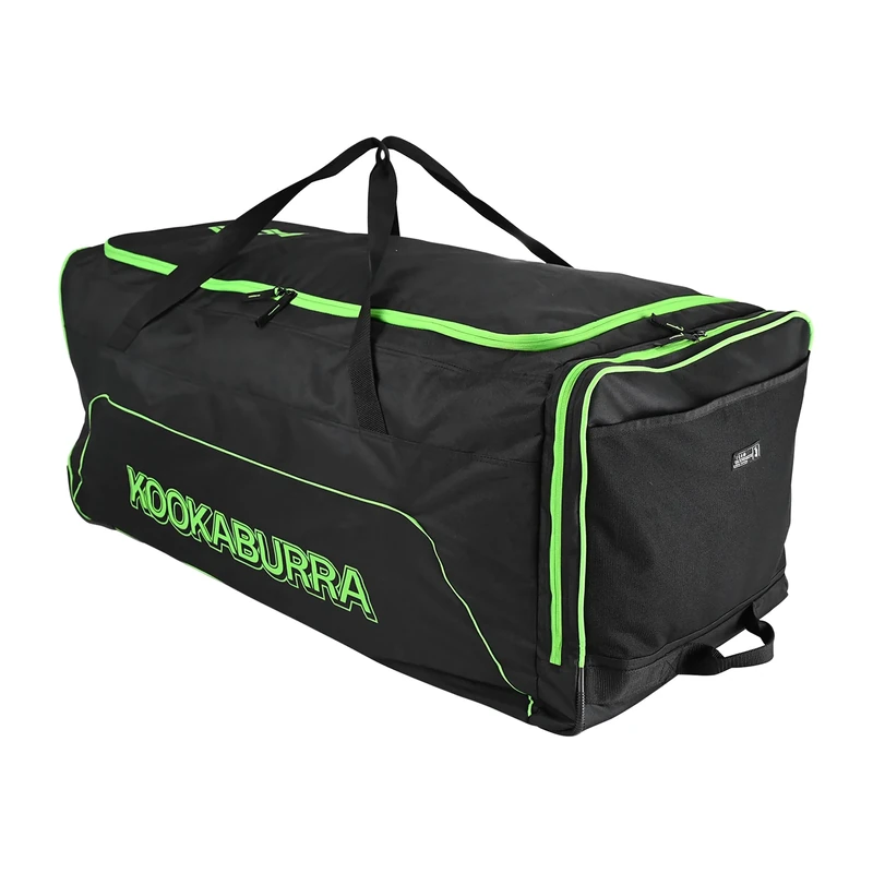 Kookaburra Team Wheelie Cricket Bag - Black