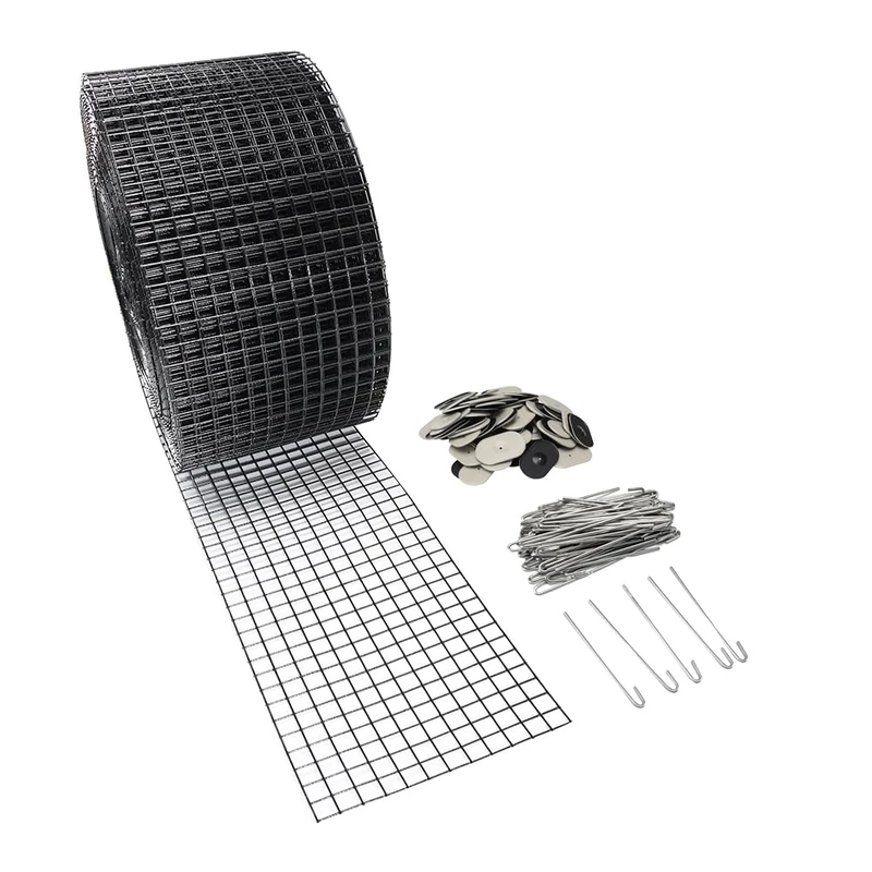 Offgridtec Protective Grille 30 m, Robust Wire Screen Construction with 100 Mounting Hooks, Effective Protection for Solar Panels from Birds and Small Animals, Durable and Weather-Resistant, for