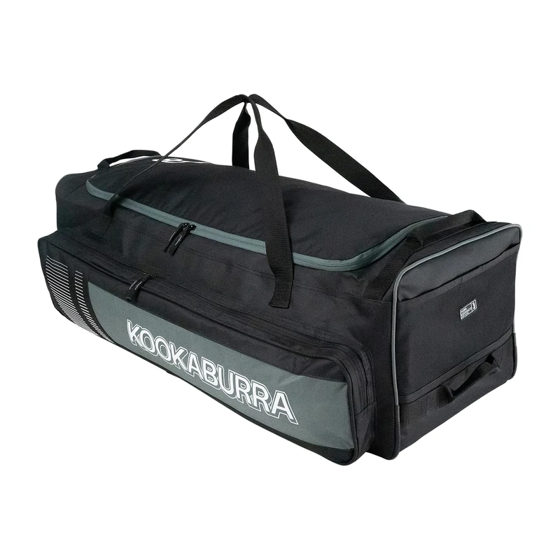Kookaburra 4500 Wheelie Cricket Bag - Black/Grey