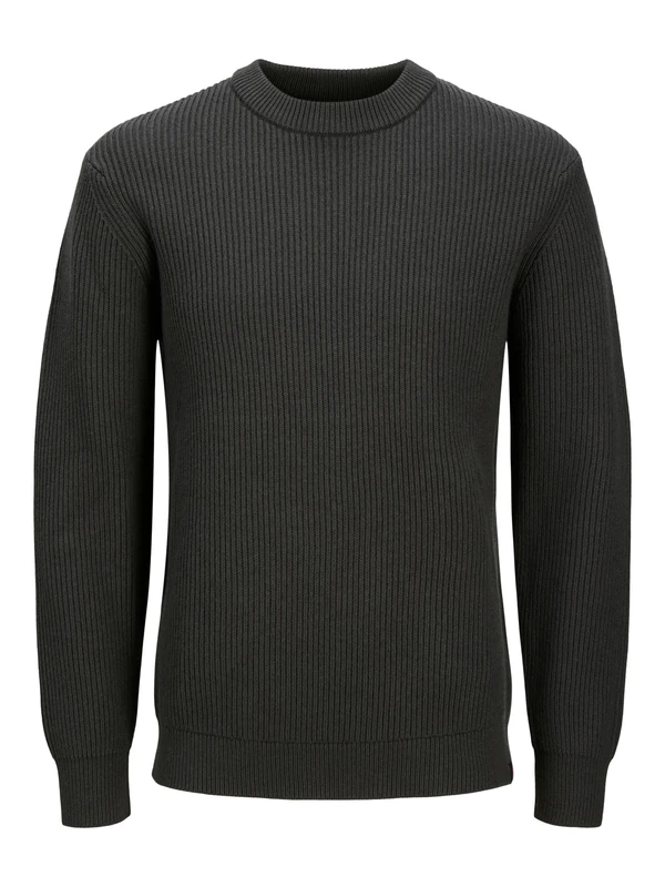 R.d.d. royal denim division Rddwalt Crew Neck Knit Noos, Black Sand, S - Image 1
