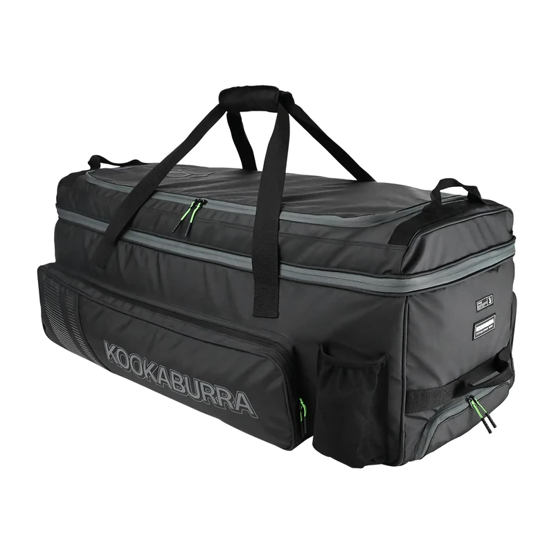 Kookaburra Pro Players Wheelie Cricket Bag - Black