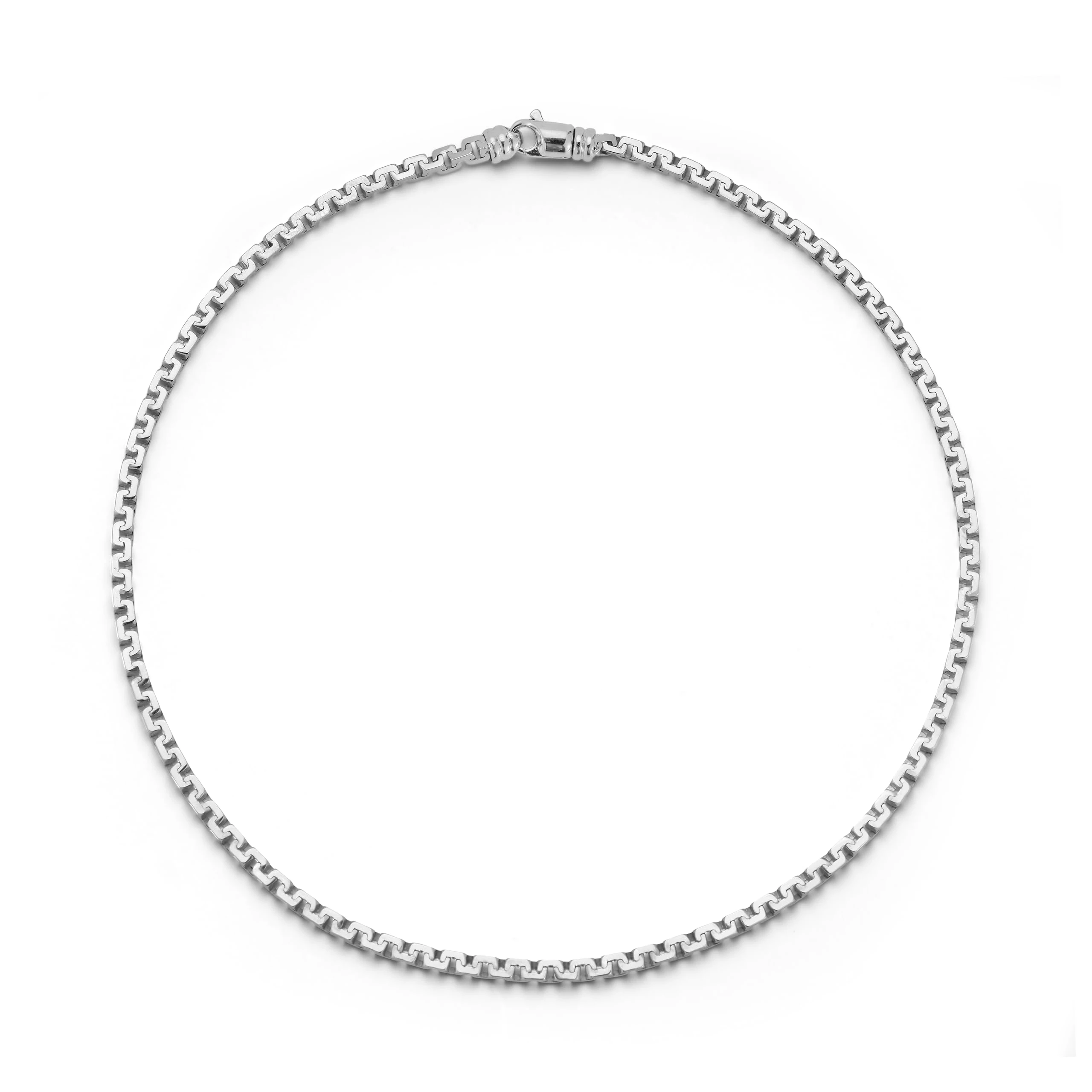 MATEO New York, Square Link Chain Necklace