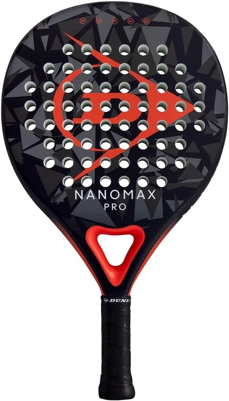 DUNLOP Padel Bat Nanomax Pro, Red, Grey, Light Grey, White - Image 1