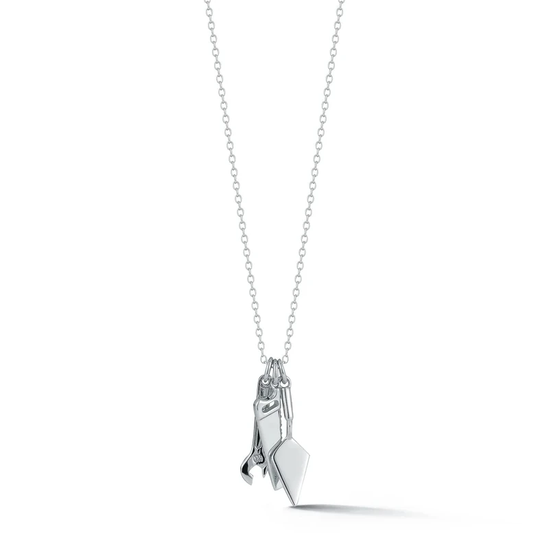 MATEO New York, Tool Charm Necklace