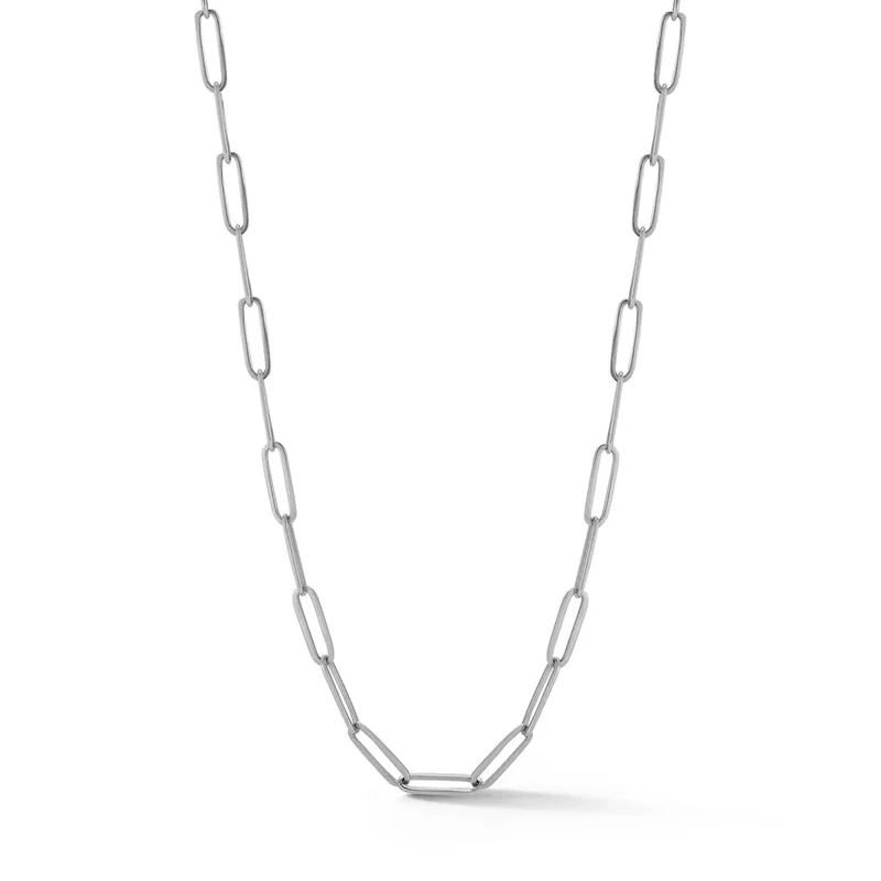 MATEO New York, Paper Clip Chain Necklace