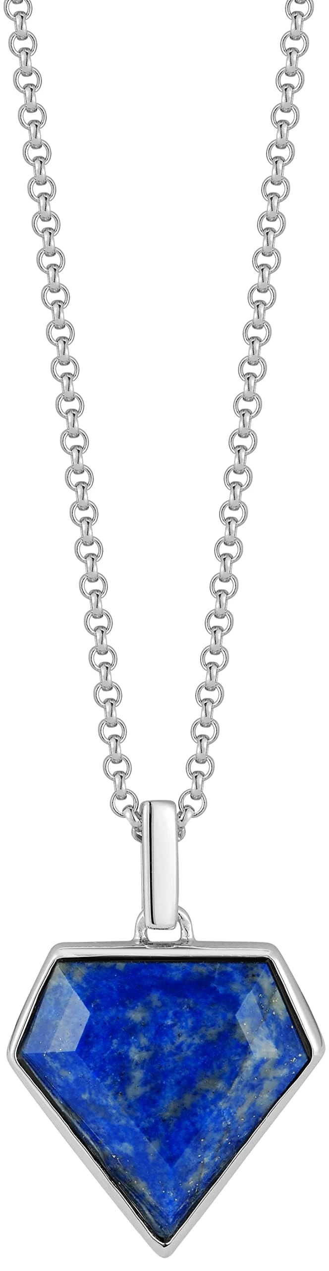 MATEO New York, Lapis Pentagon Necklace