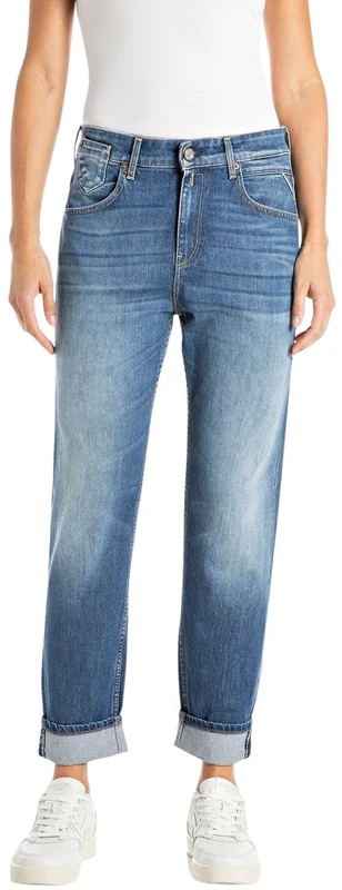 Replay Women's Wa416 Jeans, 009 Medium Blue, 23W x 30L