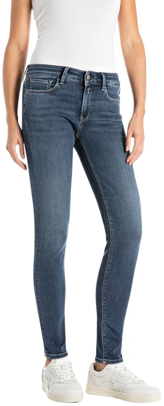 Replay Women's Wh689 Jeans, 007 Dark Blue, 28W x 30L