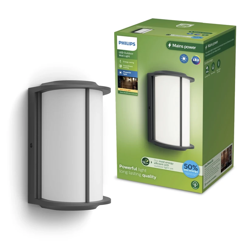 Philips Lighting Garden Light, 4.3 W, Anthracite