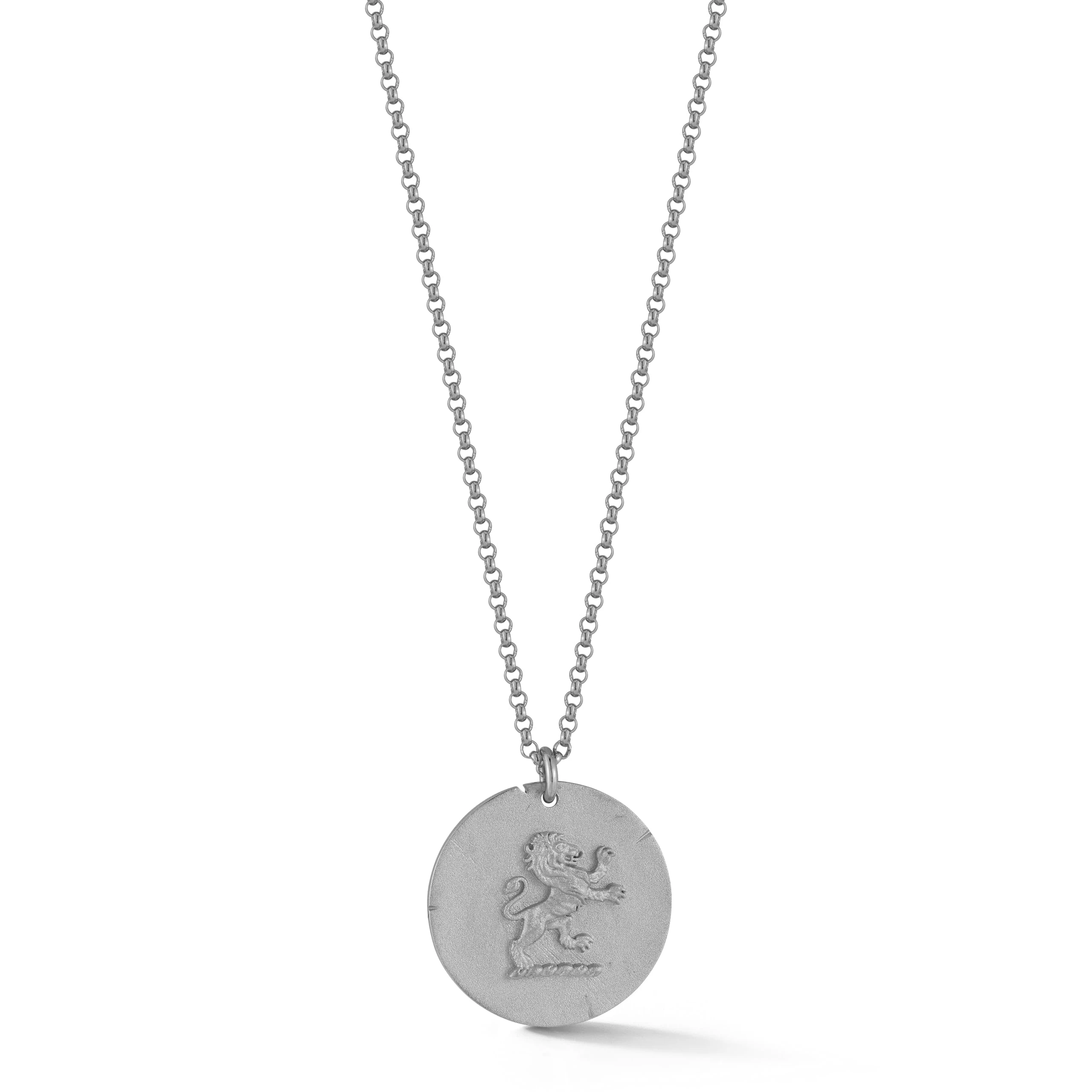 MATEO New York, Lion Coin Necklace
