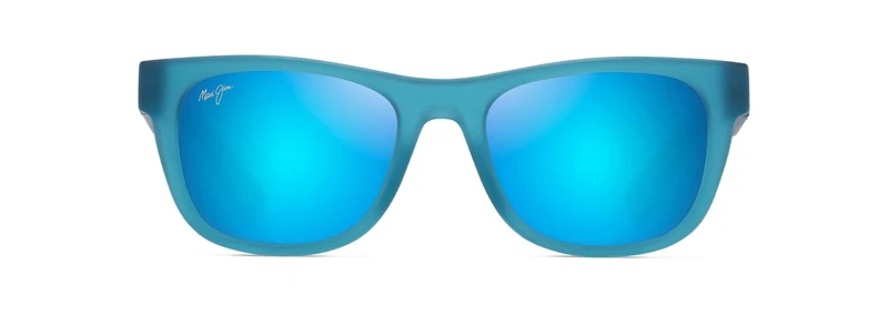 Maui Jim Kaulike Sunglasses Unisex Adult, Matte Trans Blue, 53-19-145
