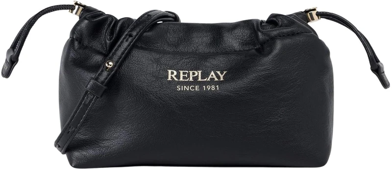 Replay Women's FW3802 Shoulder Bag, 0098 Black, 0098 Black, Einheitsgröße