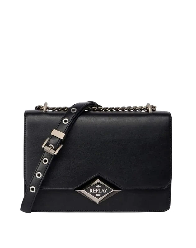 Replay Women's FW3004 Handbag, 0098 Black, 0098 Black, Einheitsgröße