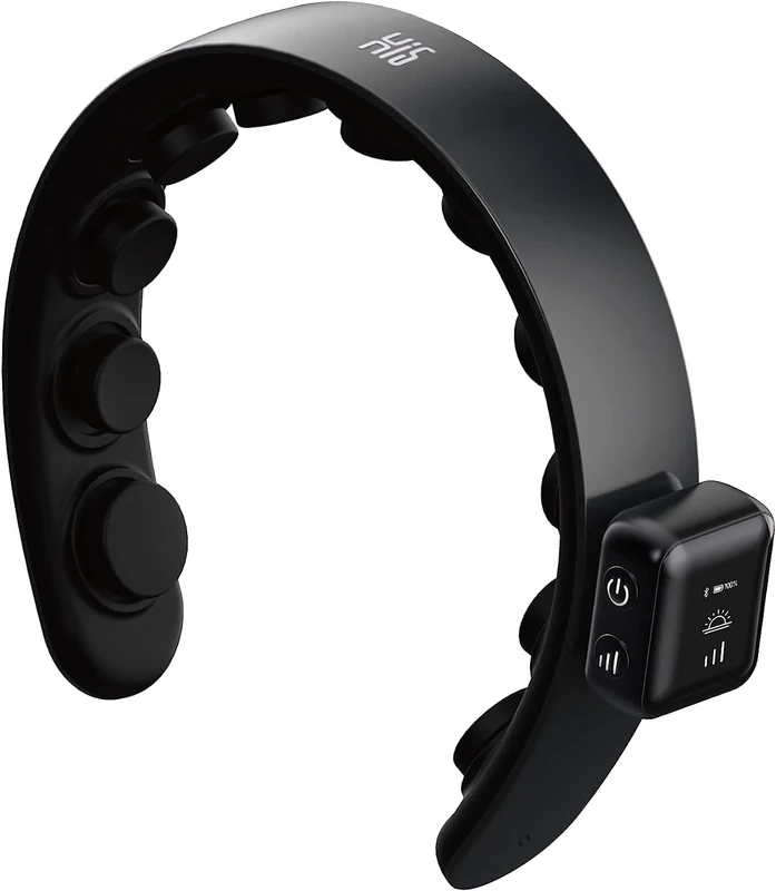 Master Massage H1 Deluxe Vibration Hair Scalp Massager - 11 Fingers Electric Head Massager,Hair Stimulation. Lightweight Hairband Design, 5 Modes, Black