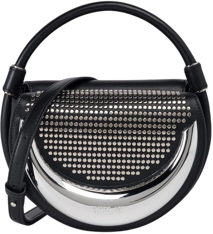 Replay Women's FW3003 Handbag, 0098 Black, 0098 Black, Einheitsgröße
