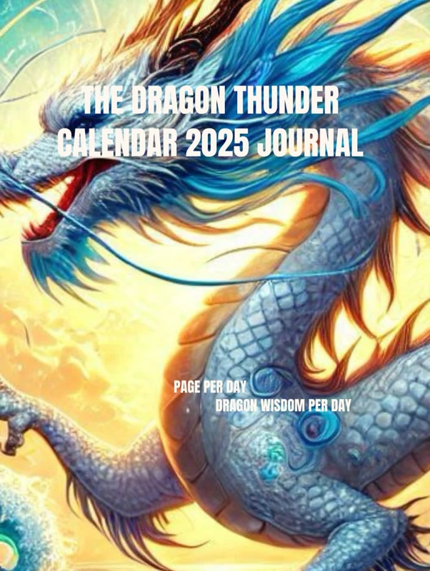 Dragon Thunder 2025 JOURNAL: 400 Pages - one page per day