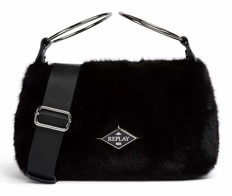 Replay Women Fw3004 Handbag, 0098 Black, Einheitsgröße