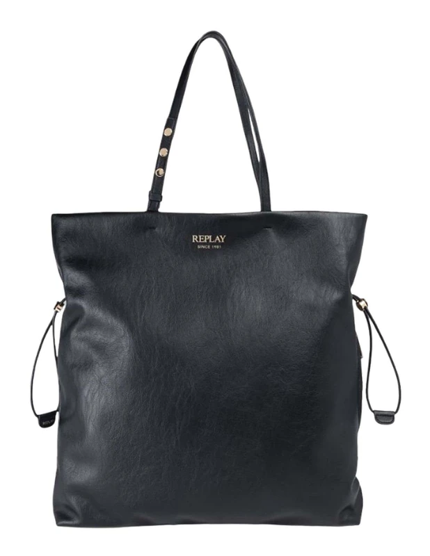 Replay Women's FW3800 Tote Bag, 0098 Black, 0098 Black, Einheitsgröße