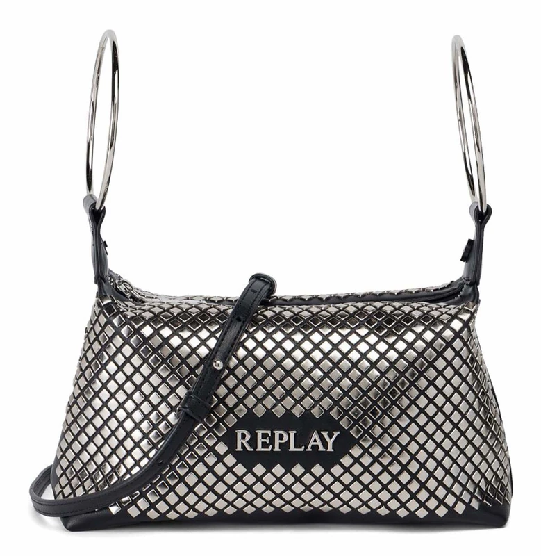 Replay Women Fw3004 Handbag, 0098 Black, Einheitsgröße