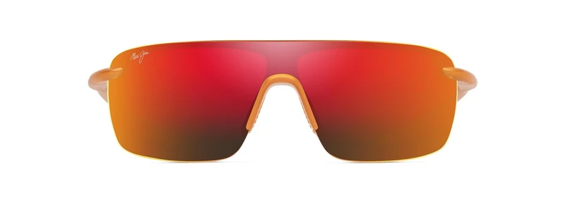 Maui Jim Unisex Palulu Sunglasses, Metal Matte Orange, 99-1-135, Metal Matte Orange, 99-1-135