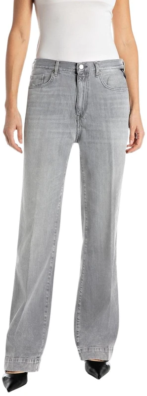 Replay Melja Women's Stretch Jeans, Medium Grey 096 (Grey), 26W/30L, 096 Medium Grey, 26W x 30L - Image 1