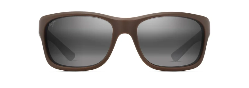 Maui Jim Ano NUI Sunglasses, Matte Solid Brown, 63-18-130