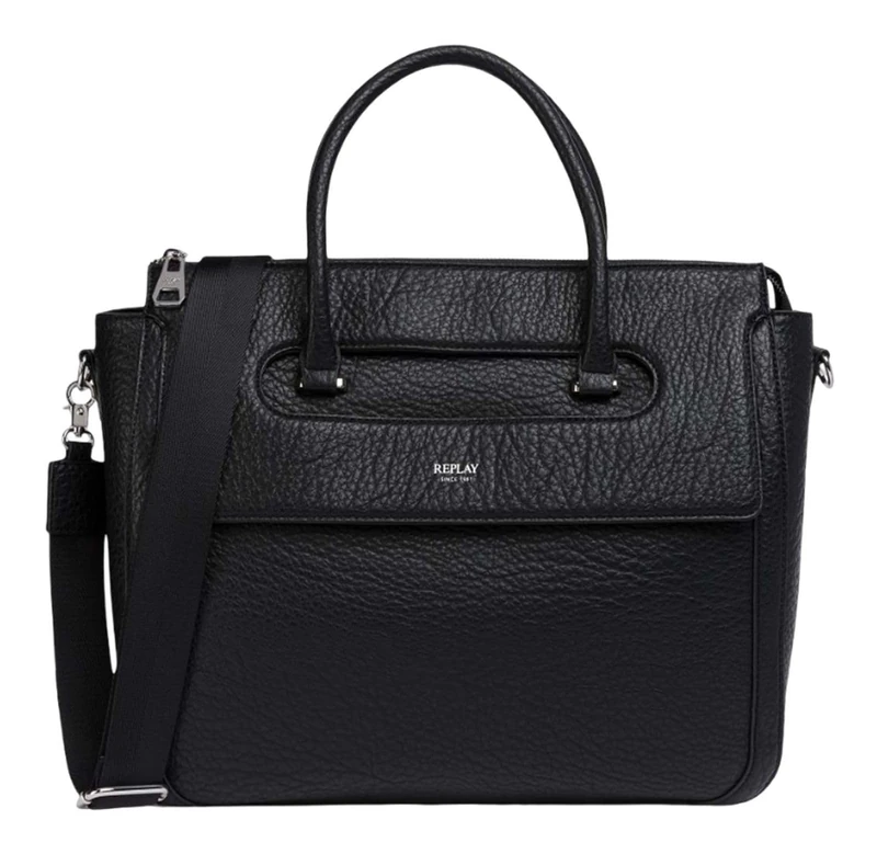 Replay Women Fw3798 Handbag, 0098 Black, Einheitsgröße
