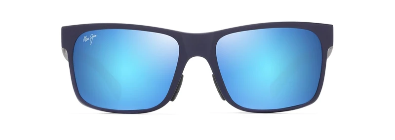 Maui Jim Hoopili Sunglasses, Metal Matte Blue, 58-17-145
