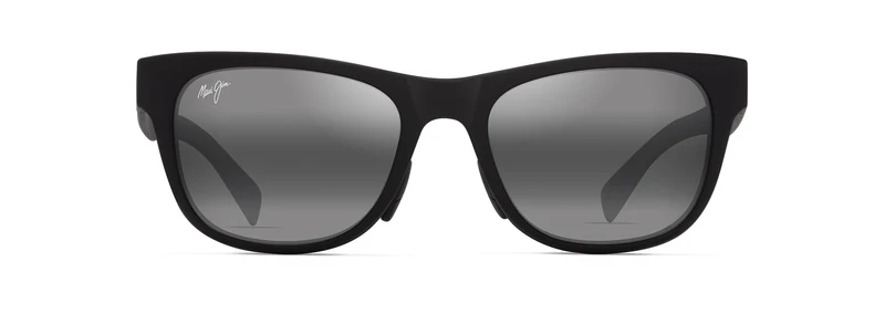 Maui Jim Kapeau Sunglasses, Matte Black, 54-18-145