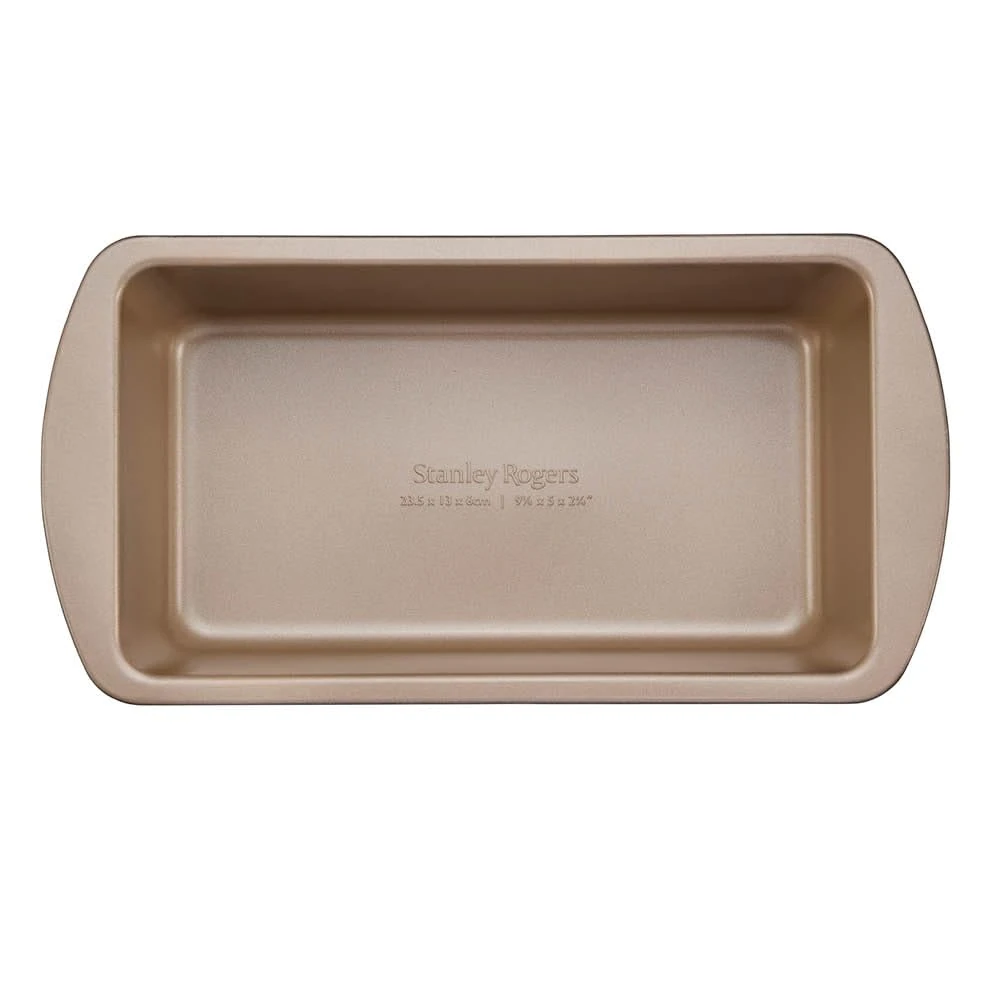 Stanley Rogers Ceramabake Healthy Non-Stick Ceramic Medium Loaf Pan, Baking Tin, Bake Without PFAS, PTFE, PFOS, PFOA, Cadmium & Lead, 23.5x13x6cm