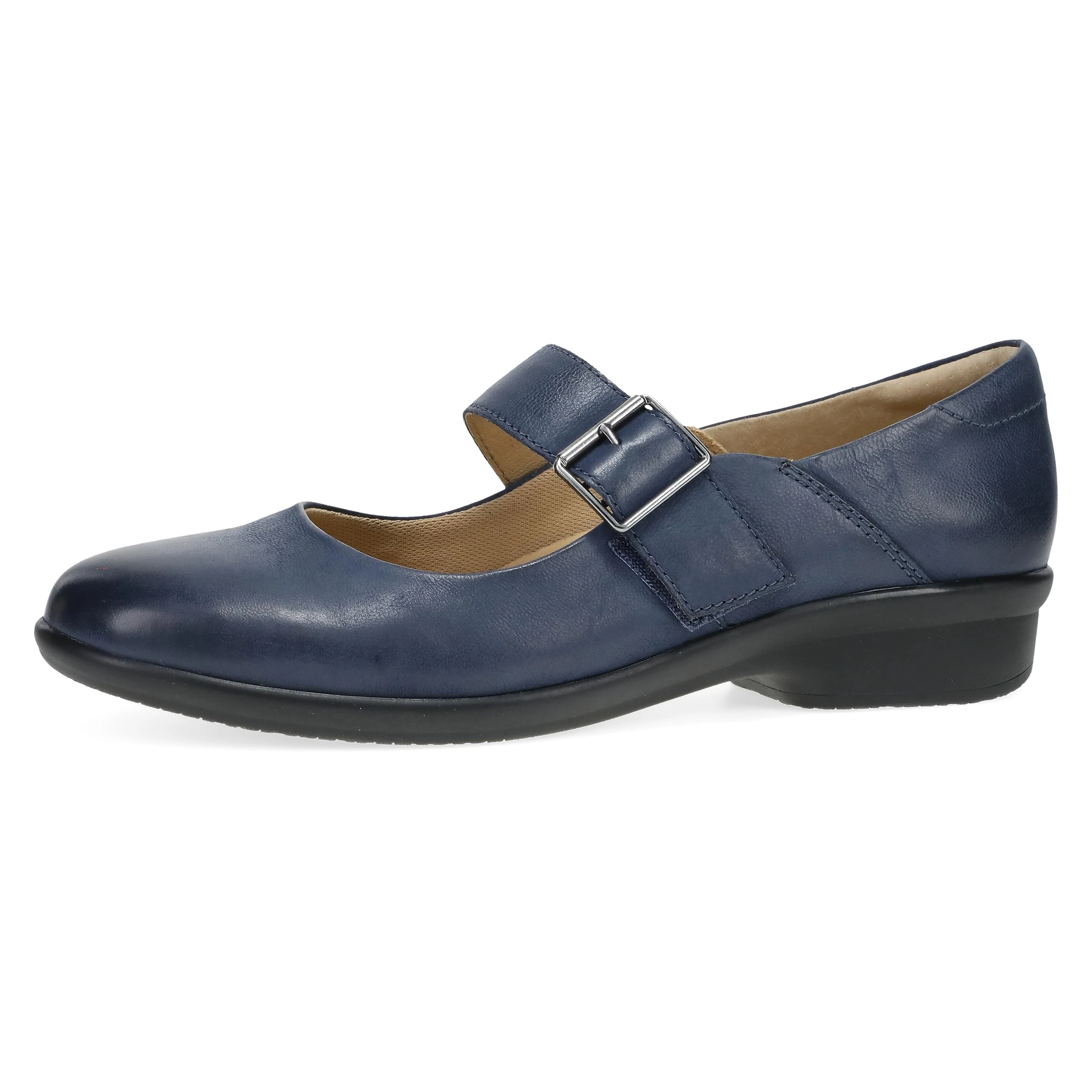Dansko Collette Women's Mary Jane Shoes - Removable Insole, Arch Support, Lightweight Rubber Outsole, Comfortable for Flight Attendants, Teachers & Office Wear, Navy, 5.5-6 Wide
