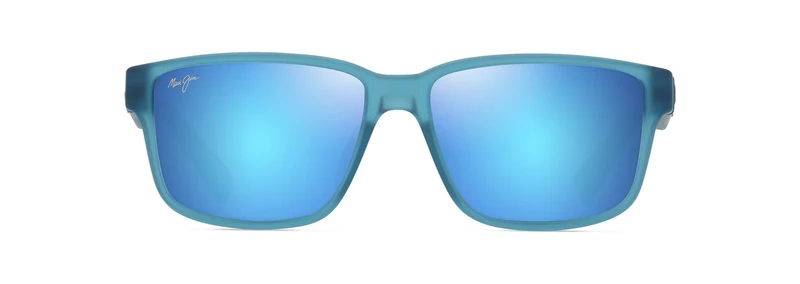 Maui Jim Kuniahi AF Sunglasses Unisex Adult, Matte Trans Blue, 58-16-145