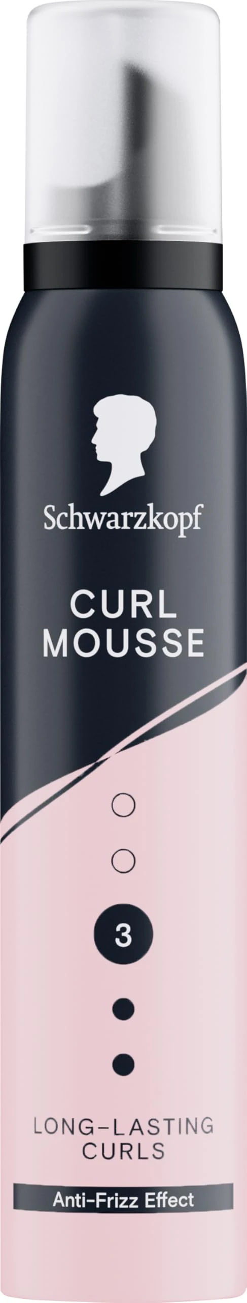 Schwarzkopf Mousse Curl 200 ml, Hold Level 3, Mousse for Curly Girl Method, Long Lasting Curls, Anti-Frizz Effect, Vegan Formula*