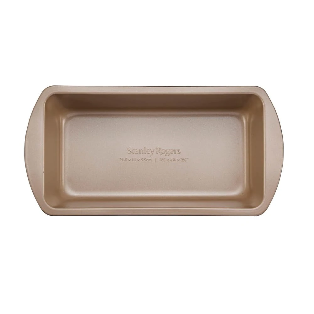Stanley Rogers Ceramabake Healthy Non-Stick Ceramic Small Loaf Pan, Baking Tin, Bake Without PFAS, PTFE, PFOS, PFOA, Cadmium & Lead, 21.5x11x5.5cm