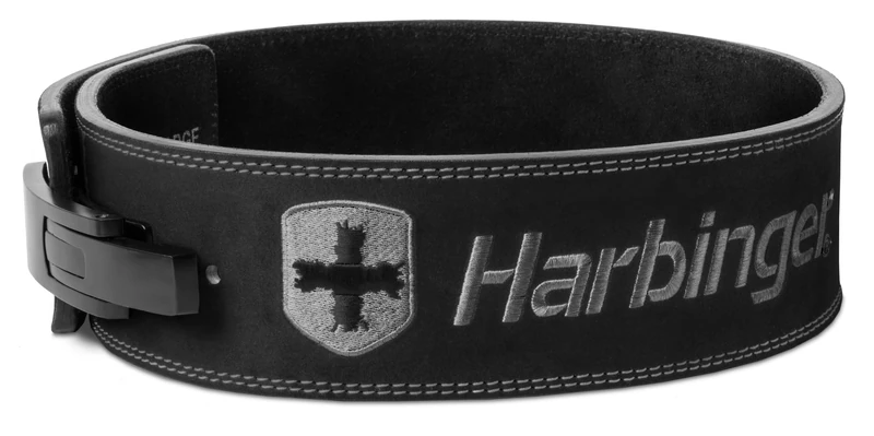 Harbinger 10mm Lever Weightlifting Belt-Prevents Injuries Like Hernias and Back Strains,Quick and Easy Adjustability With Lever Tensioning Mechanism,Ideal For Heavy Lifting,Medium,Black - Image 1