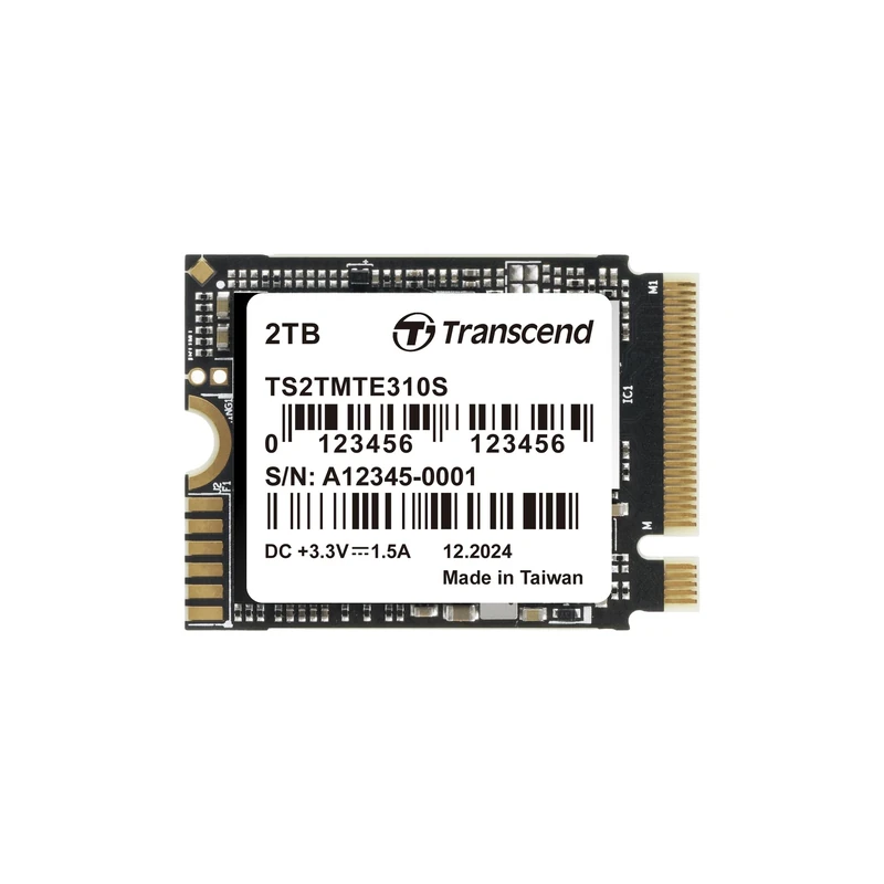 Transcend MTE310S 2TB M.2 2230 NVMe PCIe Gen4 x4 SSD, Read/Write up to 5,000/4,000 MB/s for Steam Deck, ASUS ROG Ally & Ultrabooks TS2TMTE310S