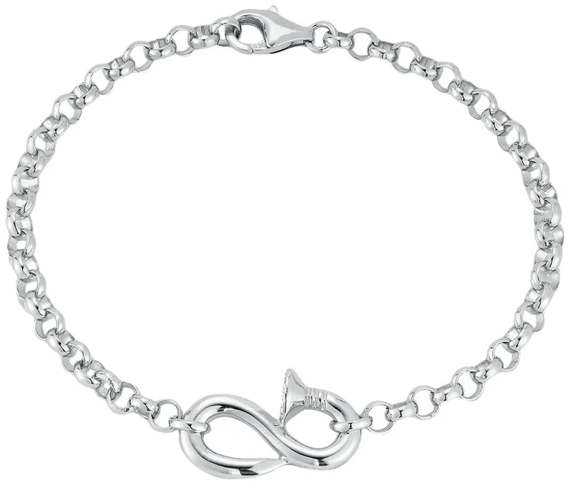 MATEO New York, Bent Nail Chain Bracelet - 8"