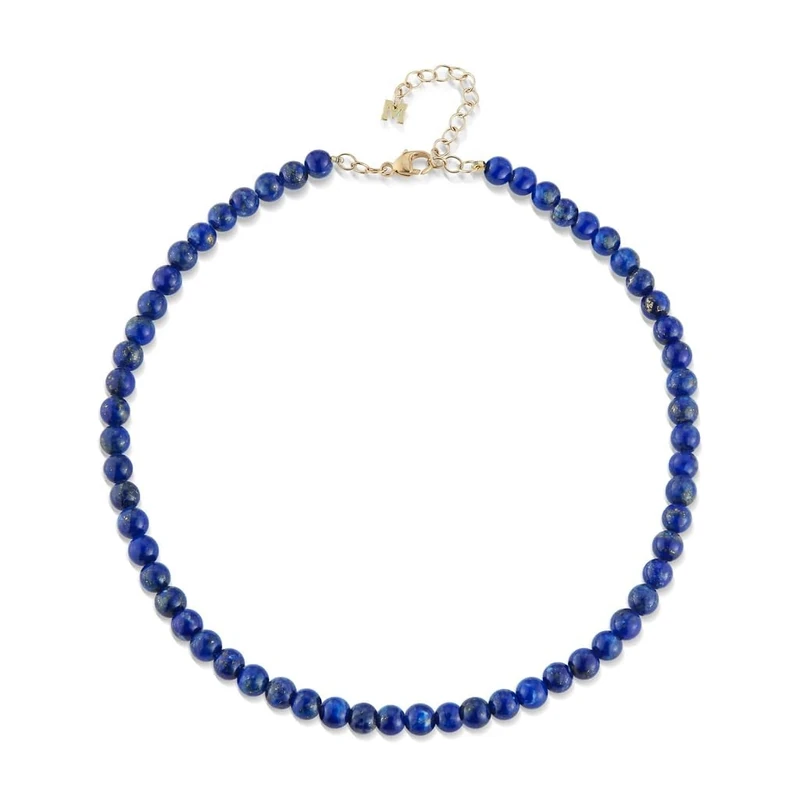MATEO New York, 4mm Lapis Beaded Bracelet - 8" Length