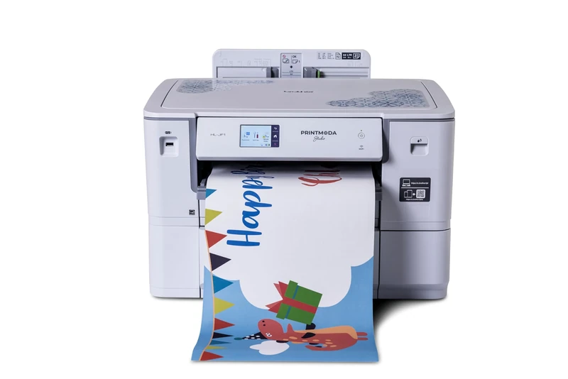 Brother HL-JF1 PrintModa Studio Desktop Fabric Printer, Crafting Machine, Vibrant Colour Printing, 2.7m Print Length - Image 1
