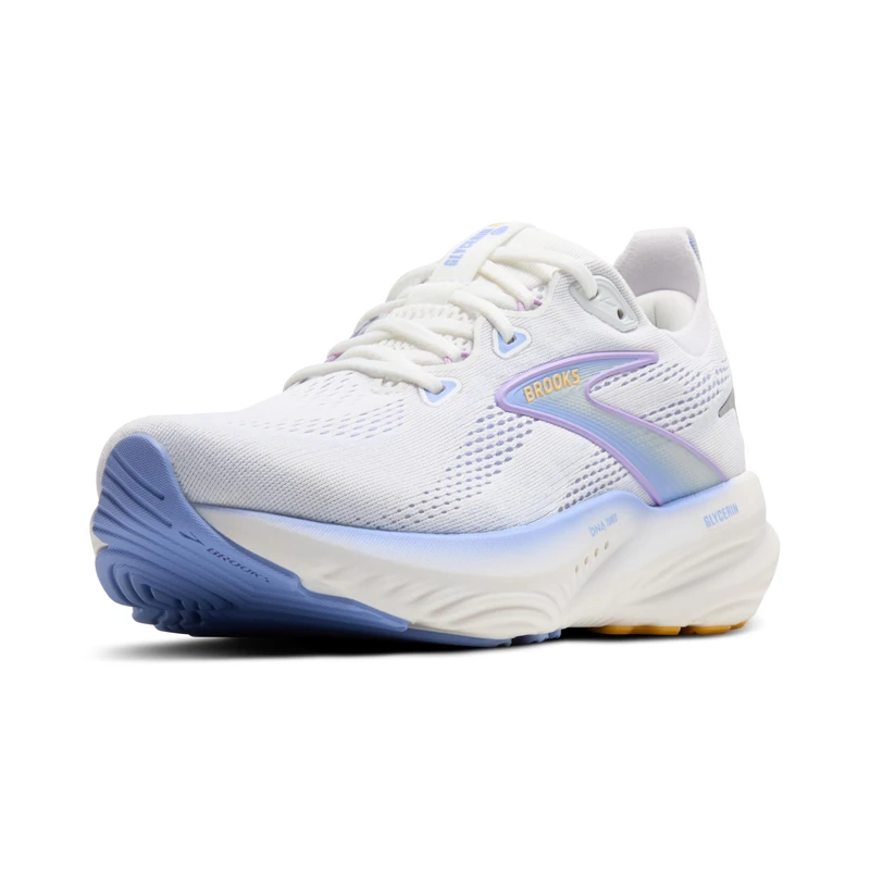 Brooks Women's Glycerin 22 Running Shoes - White/Blue Heron