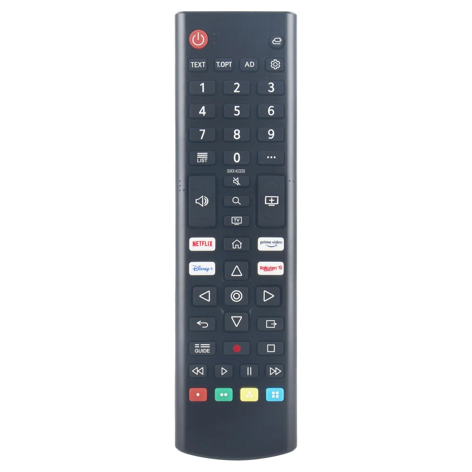 AULCMEET Remote Control,AKB76037605 Sub AKB76043505 AKB76040301 New Replace Universal Remote fit for LG 4K Smart TV 55UP75006LF 65UP75006LF 70UP76706LB 75UP75006LC 32LM6370PLA 32LM637BPLA 43UP75006LF