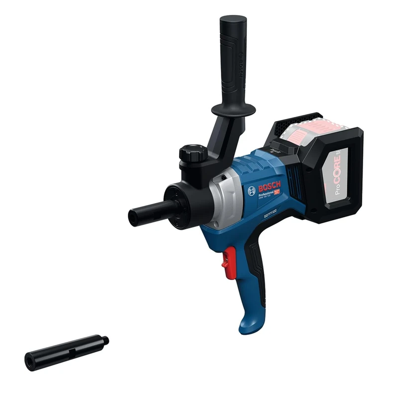 Bosch Professional 18V System Cordless Mixer GRW 18V-120 (incl. 1x Extension Piece 13cm (M14-M14)) 2X Wrenches (22/24))